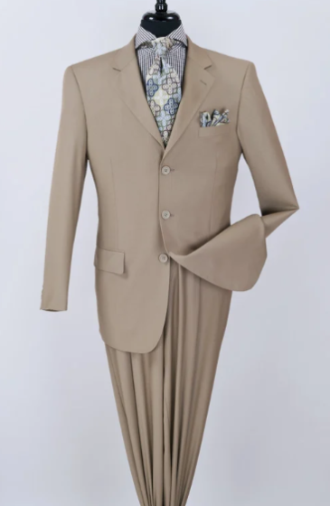 CCO Men's Outlet 2 Piece Discount Suit - Non Vented 3 Button Jacket