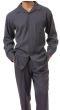 Montique Men's 2 Piece Long Sleeve Walking Suit - Bold Color