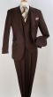 Apollo King Men's 3pc 100% Worsted Wool Suit - Peak Lapel