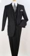 Apollo King Men's 3pc 100% Wool Fashion Suit - Stylish Peak Lapel