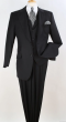 Apollo King Men's Outlet 100% Wool 3pc Fashion Suit - Stylish Peak Lapel