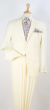 cream off white Mens Suits 2 Piece Suit Notch Lapel