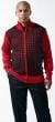 Silversilk Men's Sweater - Multi Patterned