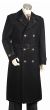 Canto Men's Outlet Denim Coat - Belted Full Length 6 Button Coat