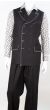 Royal Diamond Men's Outlet 2 Piece Denim Walking Suit - Double Breasted