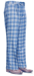 Statement Men's Outlet 100% Wool Pant - Wide Leg Plaid Slacks