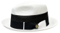 Bruno Capelo Men's Fedora Style Straw Hat - Bold Stripe