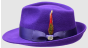 Bently Men's 100% Australian Wool Fedora Hat - Lite Wool Felt