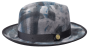 Bruno Capelo Men's Australian Wool Fedora Hat - Textured Design