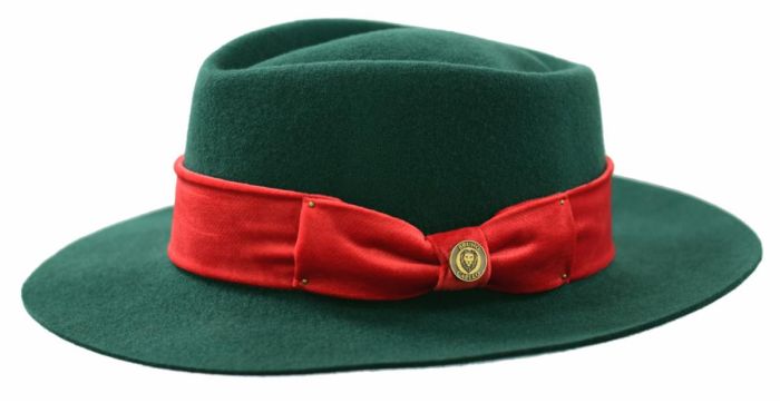 Bruno Capelo Men's Australian Wool Fedora Hat - Wide Brim