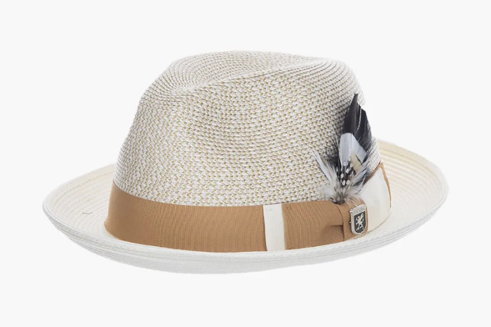 Tan Straw Hat Men's Fedoras