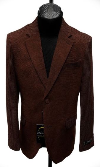 Zacchi Men's Outlet Fashion Sport Coat - Soft Waffle Texture Fabric