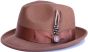 Bruno Capelo Men's Fedora Dress Hat - Blues Brother Style