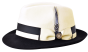 Bruno Capelo Men's 100% Australian Wool Fedora Hat - Two Tone