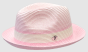 Bruno Capelo Men's Fedora Style Straw Hat - White Band