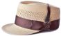 Bruno Capelo Men's Fashion Straw Hat - Vented Crown