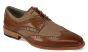 Giovanni Men's Leather Dress Shoe - Fabric Accent 