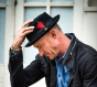 Black Pork Pie Hat Mens Wool Hats Fashion Hats for Men