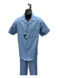 Dreams by Zacchi Men's Outlet Wide Leg 2 Piece Walking Suit - Windowpane Texture