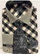 Avanti Uomo Men's French Cuff Dress Shirt Set - Smooth Triple Tone