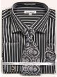 Daniel Ellissa Men's Outlet French Cuff Shirt Set - Bold Stripes