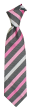 Karl Knox Men's French Cuff Shirt Set - Unique Striped Tie