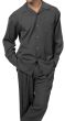 Montique Men's 2 Piece Long Sleeve Walking Suit - Bold Color