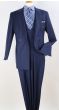 Apollo King Men's 3pc 100% Worsted Wool Suit - Double Breasted