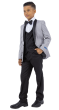 Grey Boys Suit Set Dress Boy