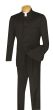 CCO Men's 2 Piece Nehru Outlet Suit - 5 Button Fashion Style