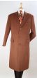 Apollo King Men's Outlet Full Length Top Coat - 3 Button Coat