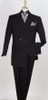 Apollo King Men's 3pc 100% Wool Outlet Double Breasted Suit - Fashion Design