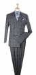 Apollo King Men's 3 Piece 100% Wool Suit - Designer Fashion