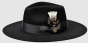 Bruno Capelo Men's 100% Australian Wool Fedora Hat - Wide Flat Brim