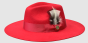 Bruno Capelo Men's 100% Australian Wool Fedora Hat - Wide Flat Brim