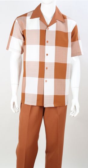 CCO Men's 2 Piece Walking Suit - Bold Checker