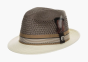 Brown Fedora Hat for Men Braided Straw Hats