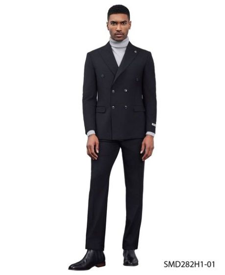 CCO Men's Outlet 2 Piece Executive Suit - Double Breasted