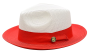Bruno Capelo Men's Pinch Front Fedora Style Straw Hat - Snap Brim