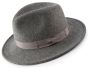 Montique Men's Fashion Wool Fedora Hat - Solid Color