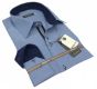 Gravity by Statement Men's Long Sleeve 100% Cotton Shirt - Solid Colors