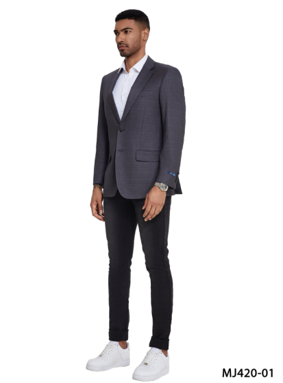 Zegarie Men's Classic Fashion Sport Coat - Windowpane