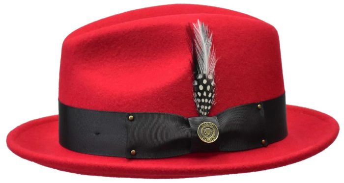 Bruno Capelo Men's Wool Hat - Stingy Fedora Style