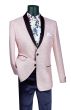 Vinci Men's Outlet Slim Fit Sport Coat - Blending Horizontal Stripes