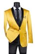 Vinci Men's Slim Fit Sport Coat - Narrow Shawl Lapel