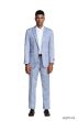 Tazio Men's 2pc Slim Fit Executive Suit - Peak Lapel