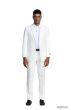 Tazio Men's 2pc Slim Fit Executive Suit - Peak Lapel