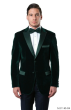 Tazio Men's Outlet Classic Fashion Slim Fit Sport Coat - Velvet Style