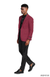 Tazio Men's Classic Fashion Sport Coat - Textured Paisley
