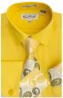 Karl Knox Men's French Cuff Shirt Set - Paisley Tie
